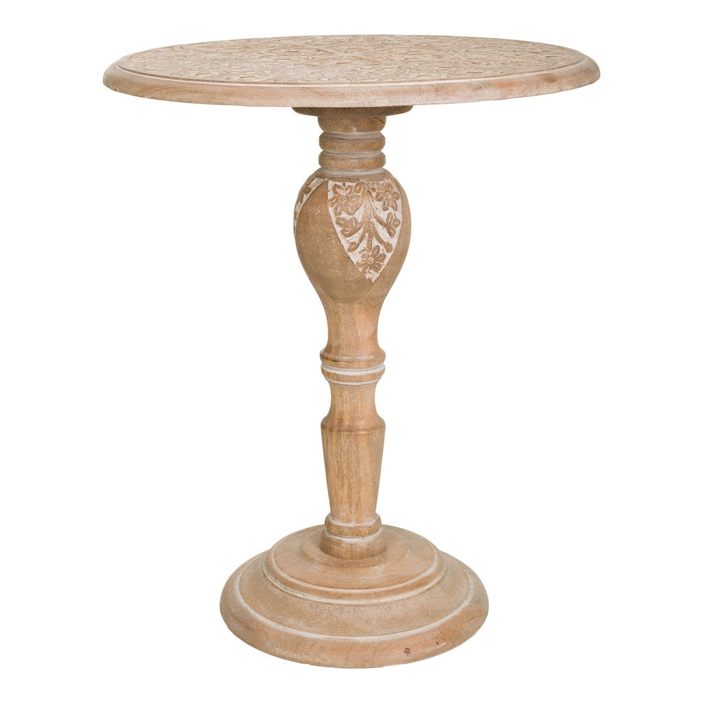 Comodino laterale in legno marrone artigianale 60x60x60h cm