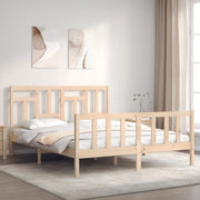 Giroletto senza Materasso 160x200 cm in Legno Massello di Pino 3193151
