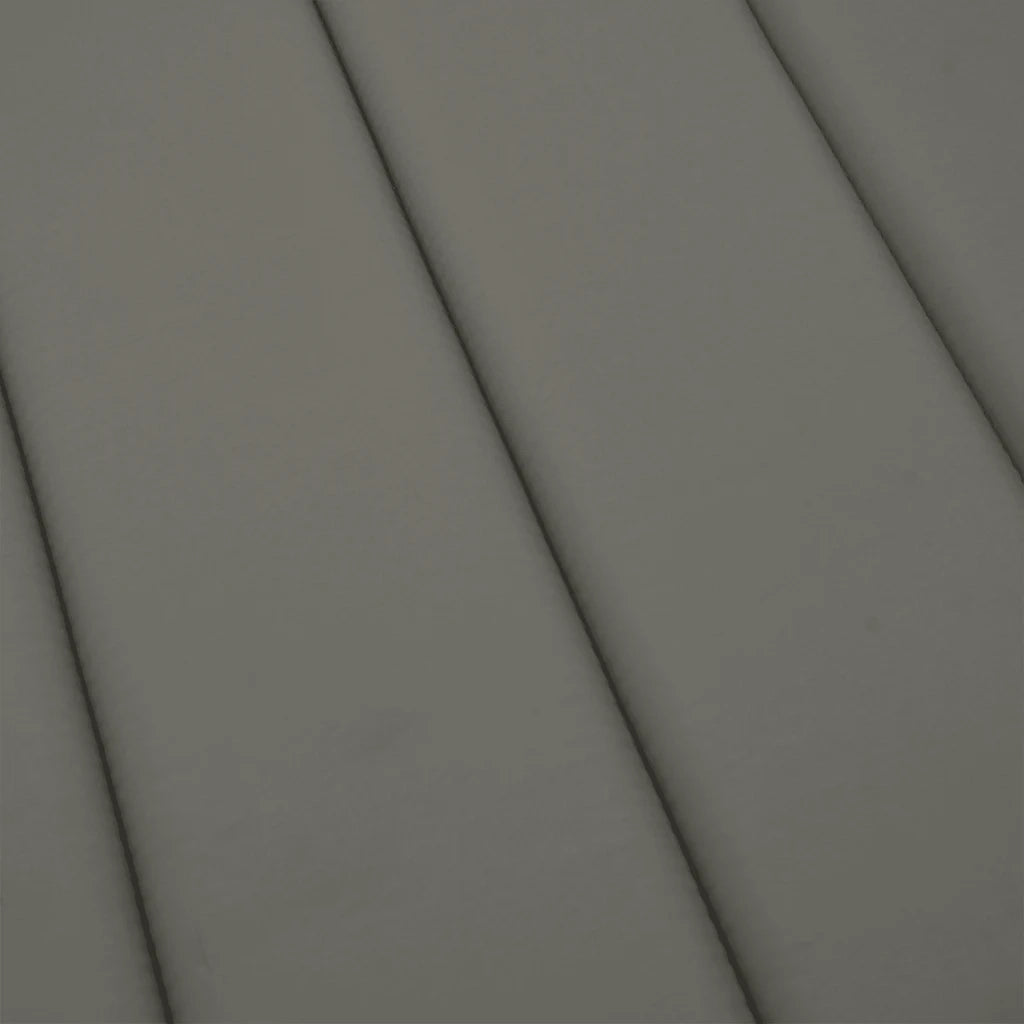 vidaXL Cuscino per Lettino Prendisole Grigio Scuro Mélange 186x58x4cm