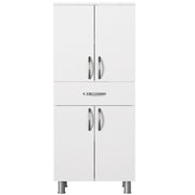 Mobile da bagno in legno "Arizona" - 59 x 31 x 140 cm - Bianco