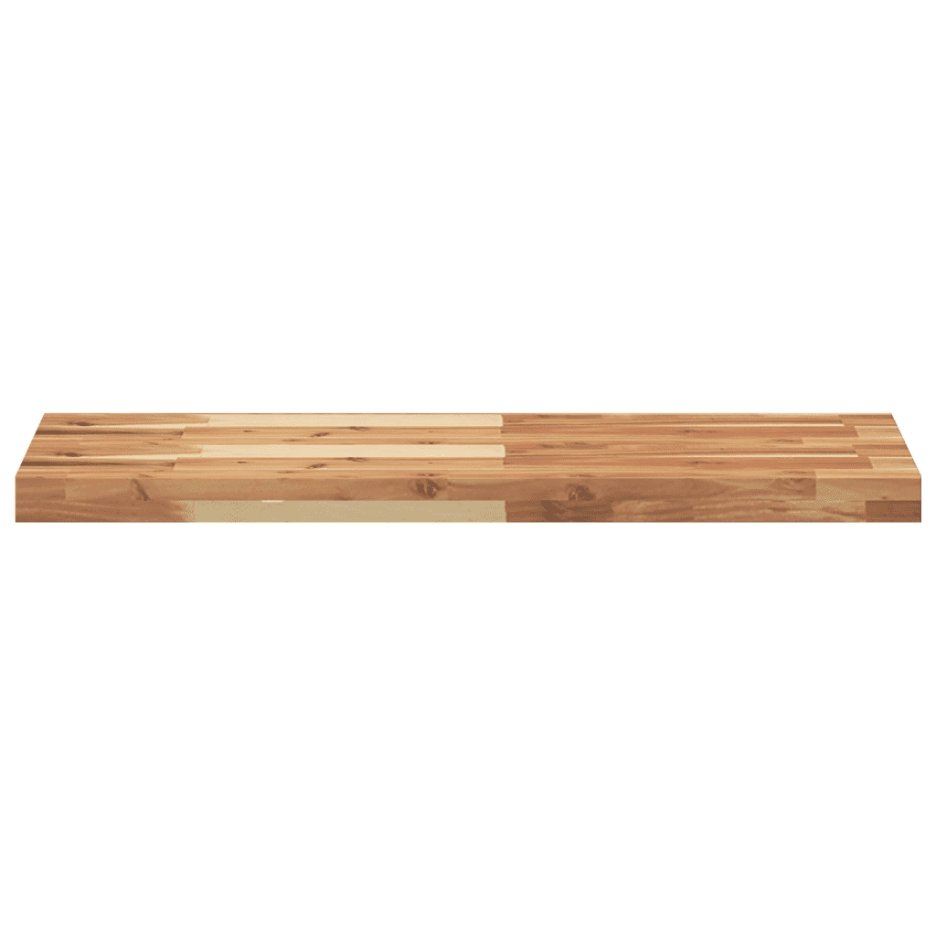 Mensole da Parete 2 pz 80x30x4 cm Legno Acacia Rifinito a Olio 3279612