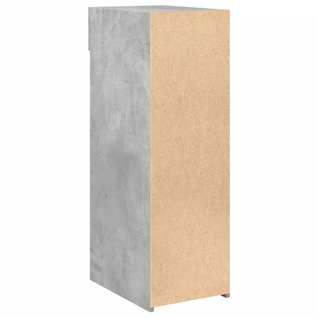 Credenza Grigio Cemento 30x42,5x93 cm in Legno Multistrato 846309