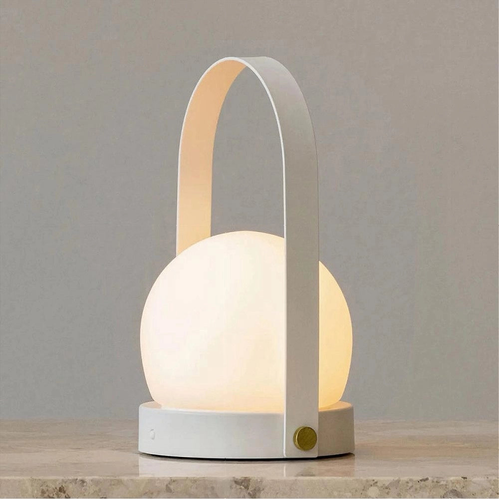 Trade Shop - Lampada Led Da Tavolo Ricaricabile Portatile Lume 3 Colorazioni Di Luce D29-b3c -