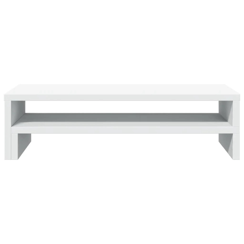 Supporto per monitor mobile da scrivania 54 x 22 x 15 cm legno ingegnerizzato bianco 02_0044888