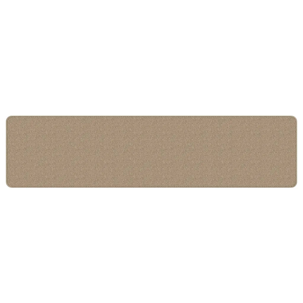 Tappeto Corsia Aspetto Sisal Sabbia 50x200 cm 355786