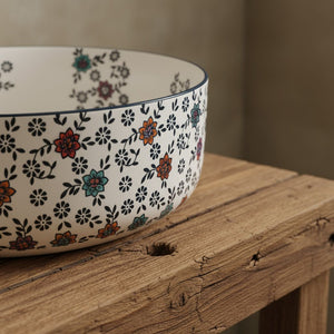 Lavabo Da Appoggio Rea Stefania Fiori