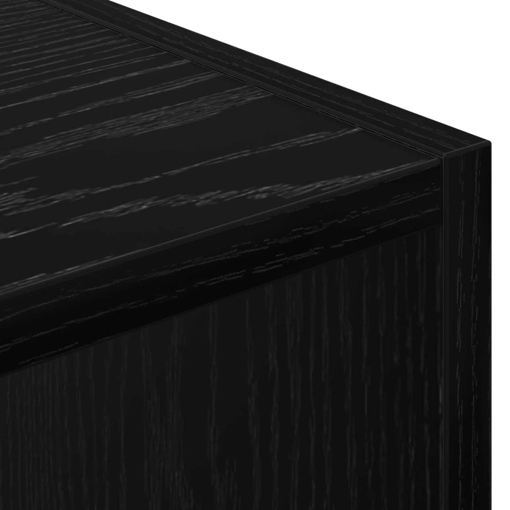 Credenza Rovere Nero 90 x 30 x 90 cm 8000405