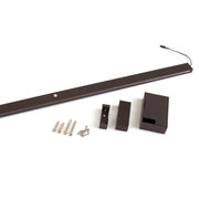 Barra Appendiabiti per armadi con luce LED Castor, batteria estraibile e sensore di movimento, L558 mm, Tecnoplastica ..