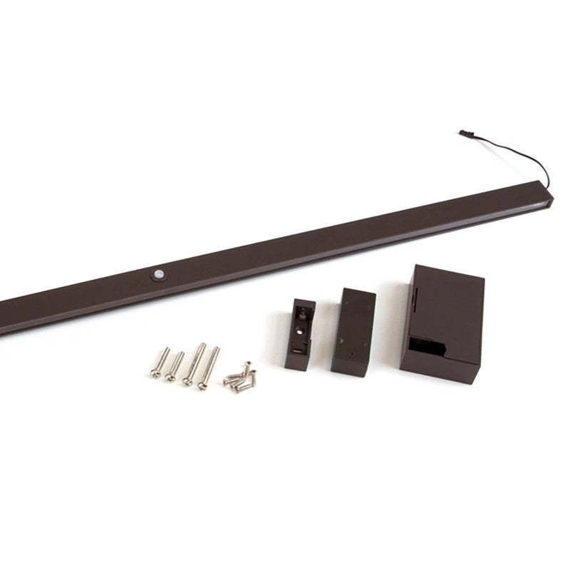 Barra Appendiabiti per armadi con luce LED Castor, batteria estraibile e sensore di movimento, L558 mm, Tecnoplastica ..