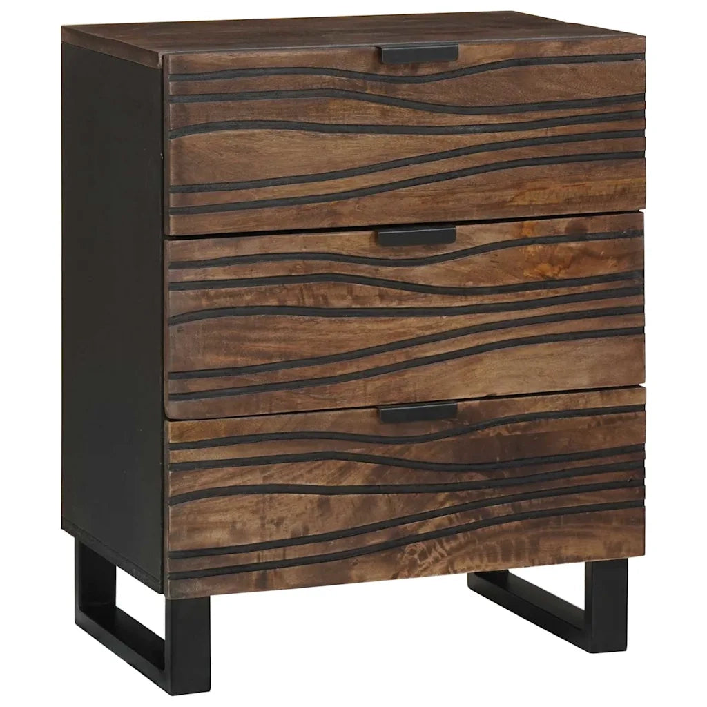 Comodino | Armadio da Notte | Mobiletto da notte Noce 50 x 33 x 62 cm Legno ingegnerizzato