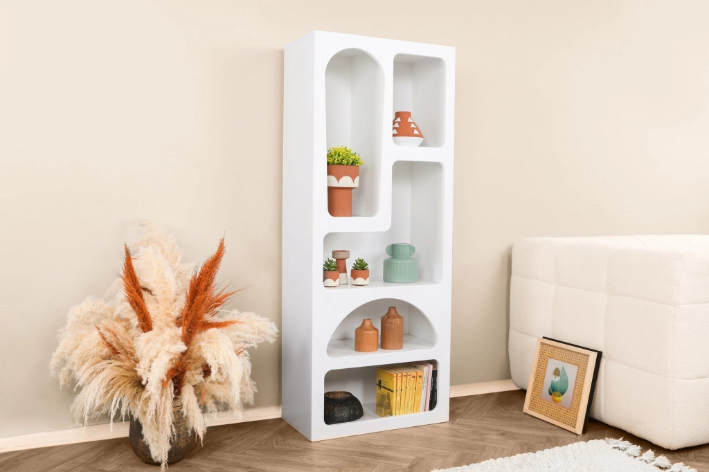 Libreria in legno "Venüs" 60 x 32 x 150 cm - Bianco