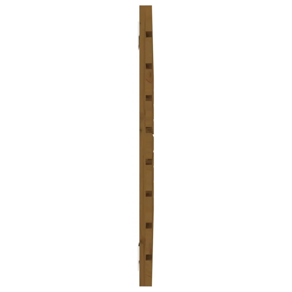 Testiera da Parete Ambra 106x3x63 cm in Legno Massello di Pino