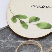 Kit di decorazione per la doccia a forma di cuore in legno doppio - Set da 2 - Accessori per la doccia - Inclusi cuscini di fissaggio - Accessori per la doccia