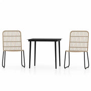 Set Mobili da Pranzo da Giardino 3 pz | Set Salotto da Giardino Rovere