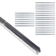 Guida u standard 2 m profilo preforato sp 0,6 mm fissaggio cartongesso 24 pezzi *** misure 40 x 75 x 40 mm, confezione 1