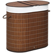 Cestino per Biancheria 100L ¨C zephmum ¨C Marrone 38x38x57