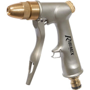 PISTOLA GETTO REGOLABILE IRRIGAZIONE GIARDINAGGIO ATTACCO RAPIDO METALLO/OTTONE