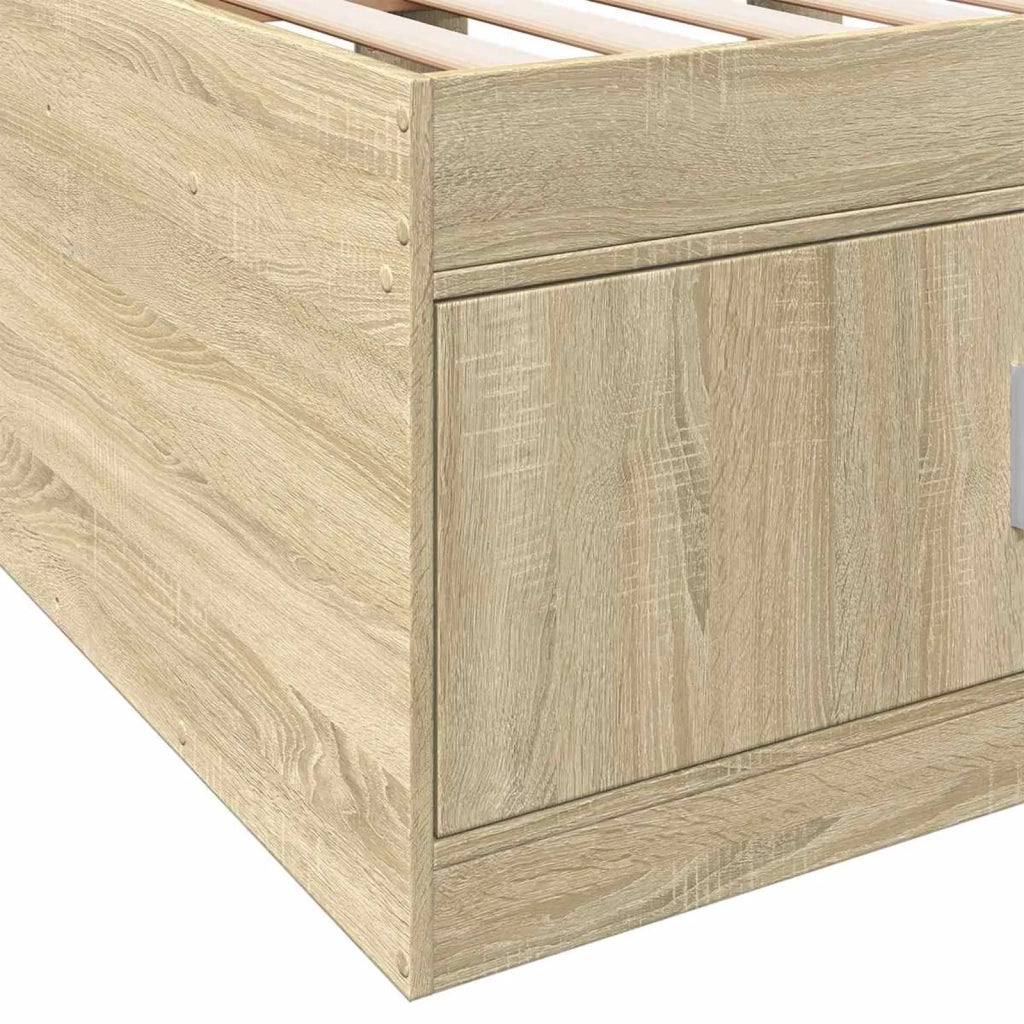 Telaio del letto con storage Rovere Sonoma 80 x 200 cm 3429494
