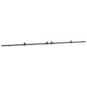 Kit di Binari per Porte Scorrevoli 427 cm Acciaio Nero CFW2836838