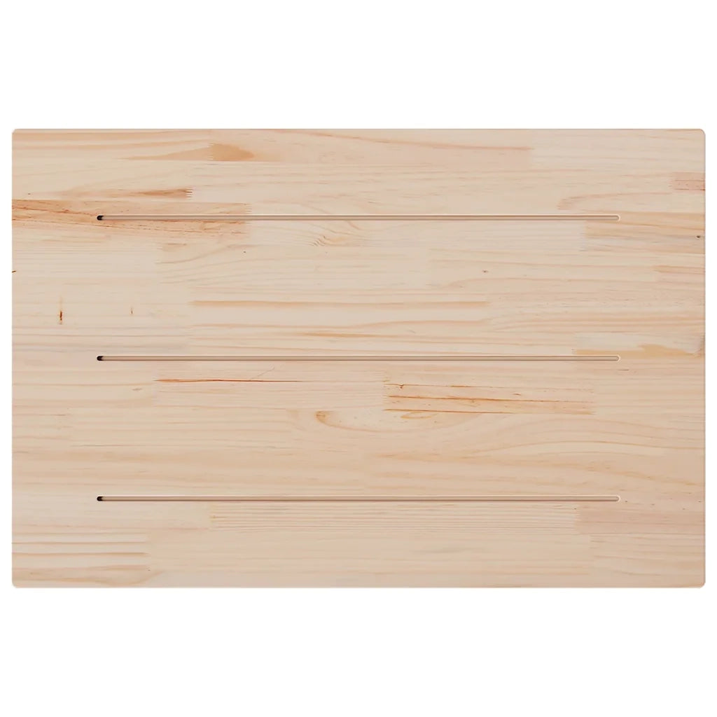 Piani Tavolo 3 pz 80x53x1,7 cm Rettangolare Legno Massello Pino 847420