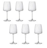 Set 6 Calici in Vetro Exclusiva Chardonnay White Wine 37,4 cl Bormioli Rocco