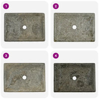 Lavandino Grigio 50x35x10 cm in Marmo