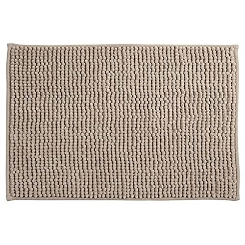 TAPPETO ANTISCIVOLO DA BAGNO CINIGLIA 40X60 CM- Tortora- SPIRE