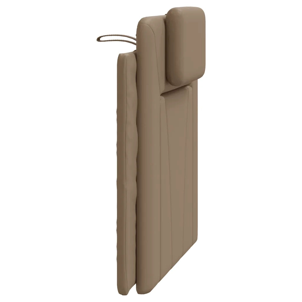 Cuscino Testiera Viana Cappuccino 80 cm in Similpelle 374764