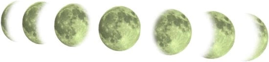 Set di adesivi luminosi in fase di luna, adesivi luminosi rimovibili per camera da letto, soggiorno, decorazione per plafond per decorazione di parete DIY