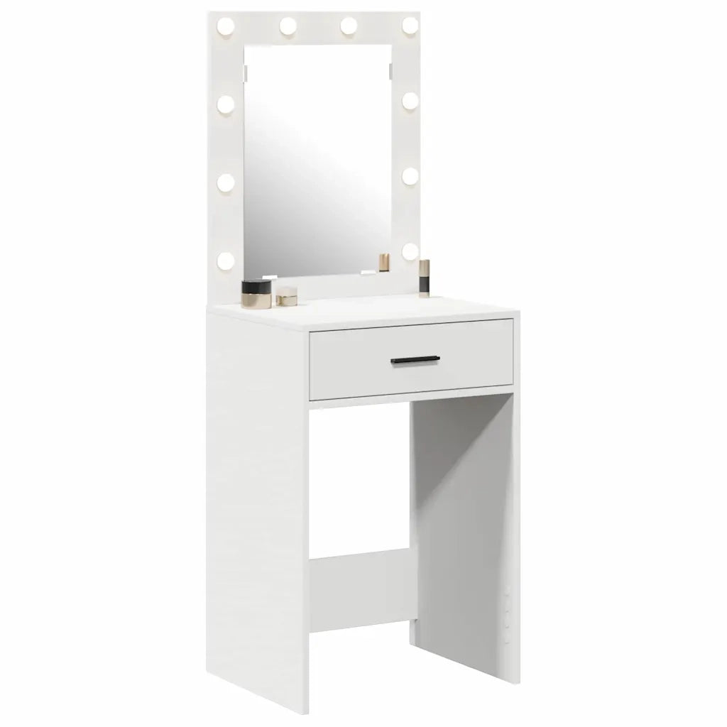 Tavolo da Trucco Bianco 50 x 41 x 135 cm Legno multistrato 865037