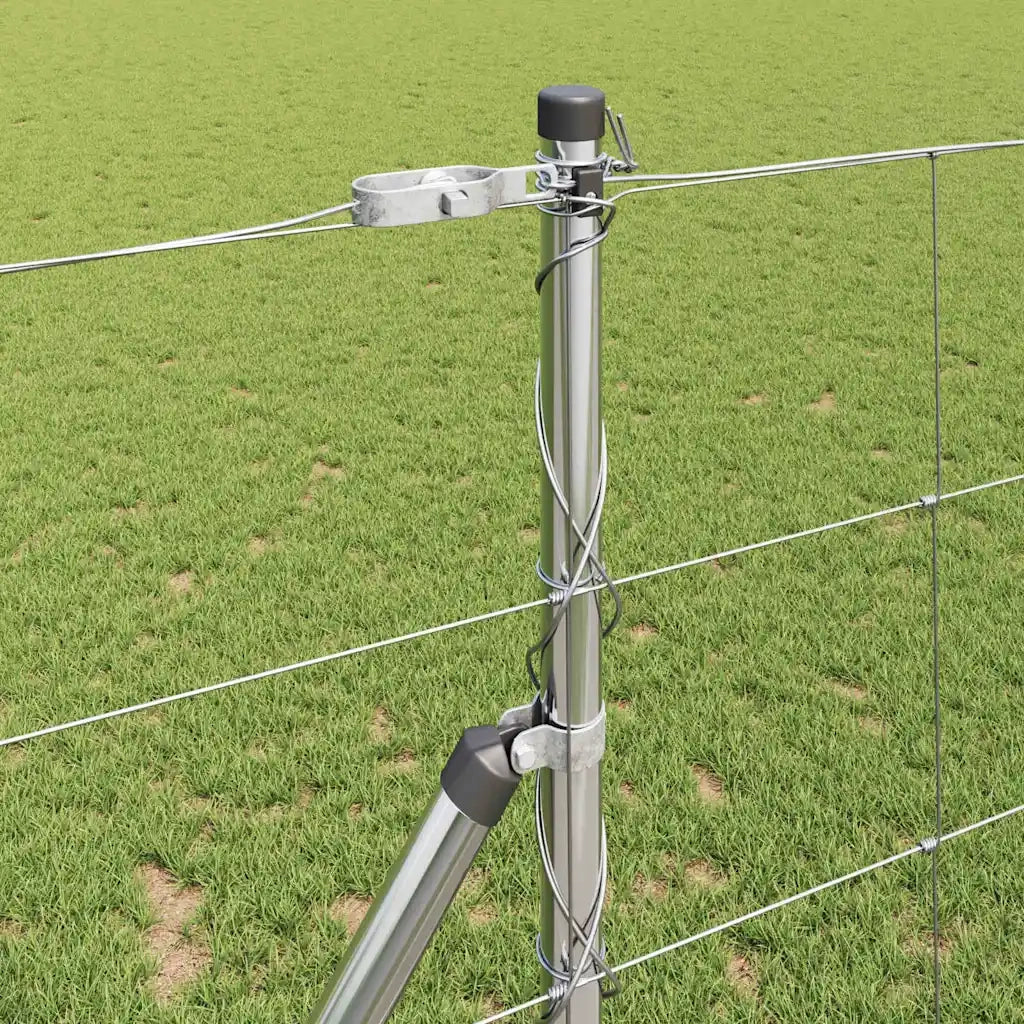 Palo della recinzione Zincato 50 x 1,2 m Acciaio