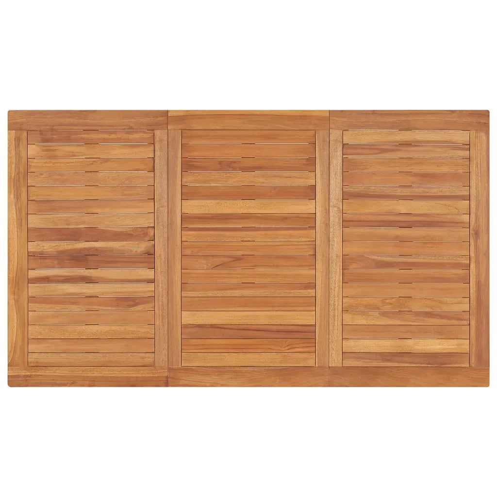 Set da Pranzo per Giardino 4 pz in Legno Massello di Teak 3157151