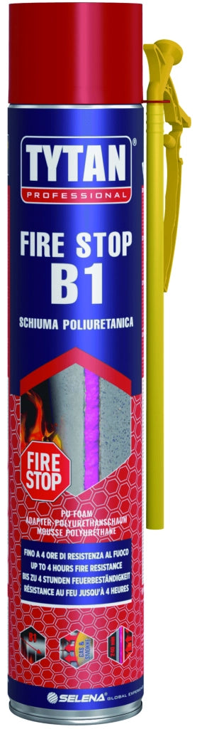 Tytan SCHIUMA POLIURETANICA ALTA TEMPERATURA B1 - EI240 MANUALE ml. 750
