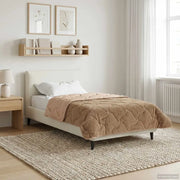 Duvet Invernale Talpa 140 x 220 cm Microfibra e Fleece Teddy 42026355