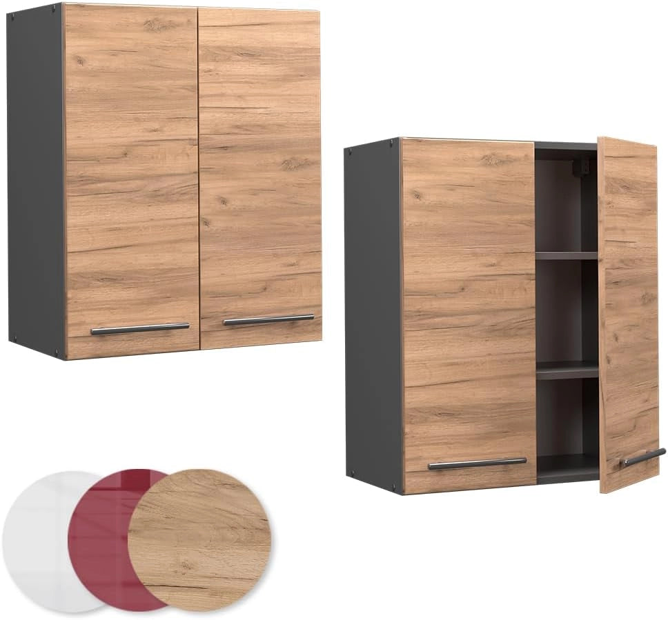 Pensile da cucina Fame-Line, Quercia dorata, 60 cm, per la combinazione con altri moduli della serie Fame-Line