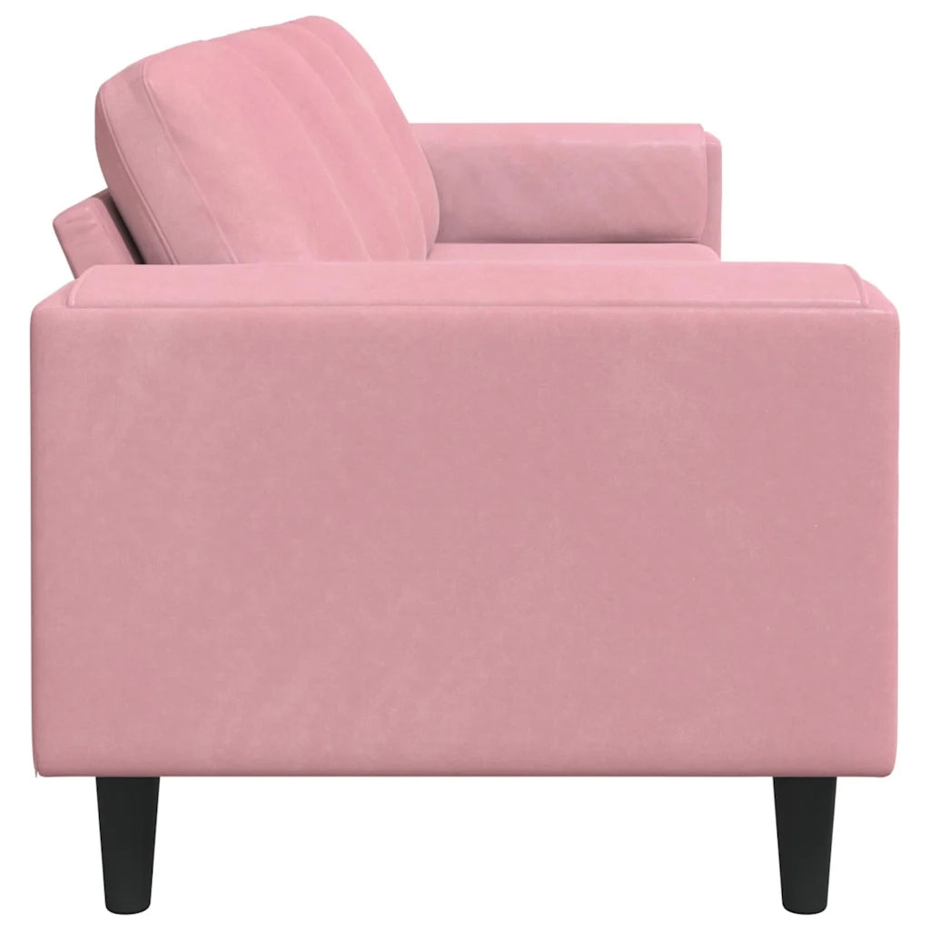 Divano per Soggiorno Rosa 250 x 77 x 76 cm 3335094