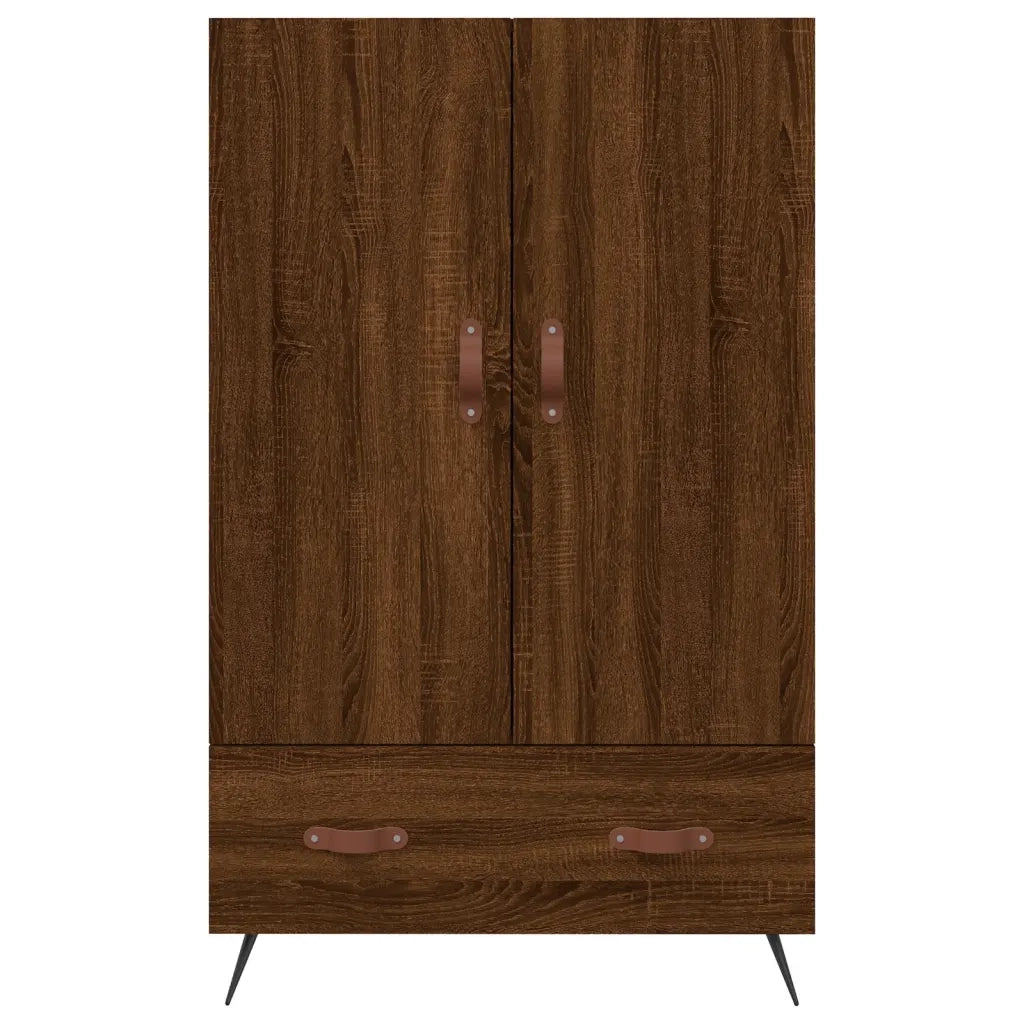 Credenza Rovere Marrone 69,5x31x115 cm in Legno Multistrato 828211