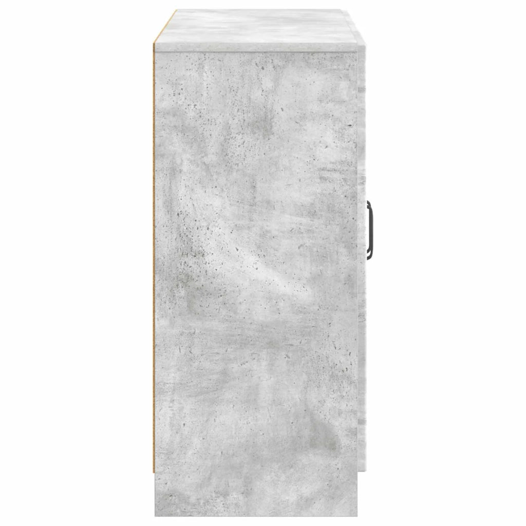 Credenza Grigio Cemento 89 x 34,5 x 77 cm Legno ingegnerizzato 895798