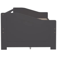 Divano Letto 3 Posti con Cassetti Grigio Pino Massello 90x200cm cod mxl 70418