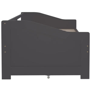 Divano Letto 3 Posti con Cassetti Grigio Pino Massello 90x200cm cod mxl 70418