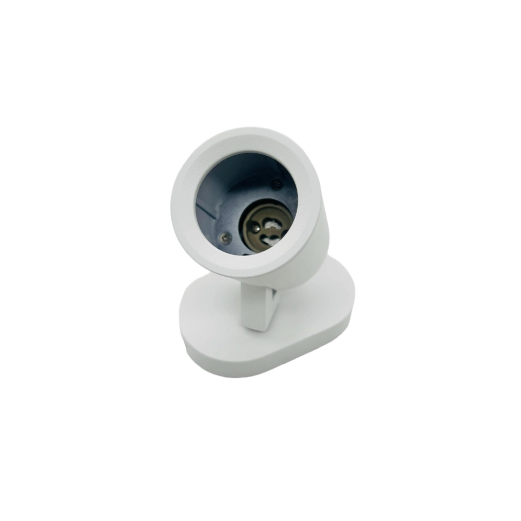 Plafoniera lampada da soffitto bianca faretto direzionabile e attacco per lampade GU10 ad 1 diffusore