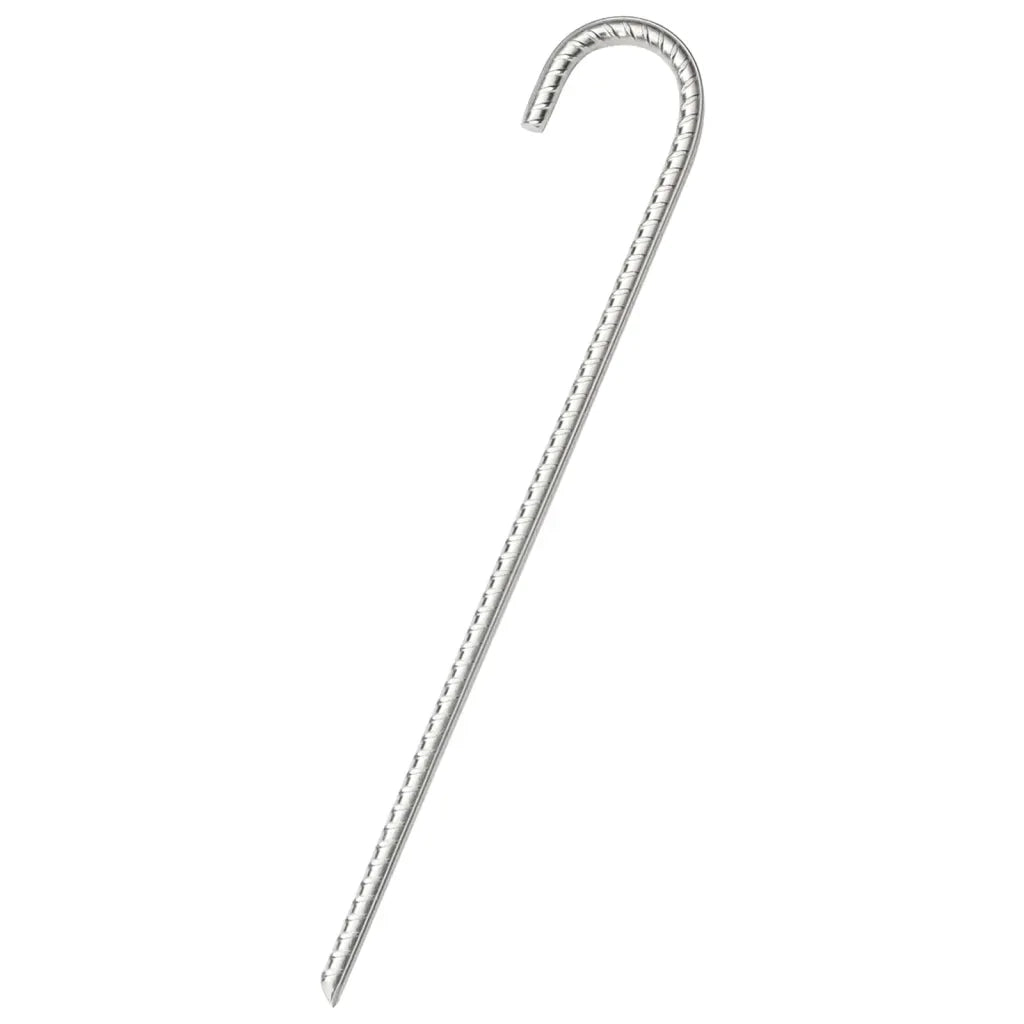 Picchetti per Tenda 12 pz 37 cm Ã˜10 mm in Acciaio Zincato