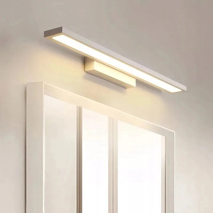 Lampada Da Muro Da Bagno Led Sopra Specchio 80cm APP841-1W Flat Chrome