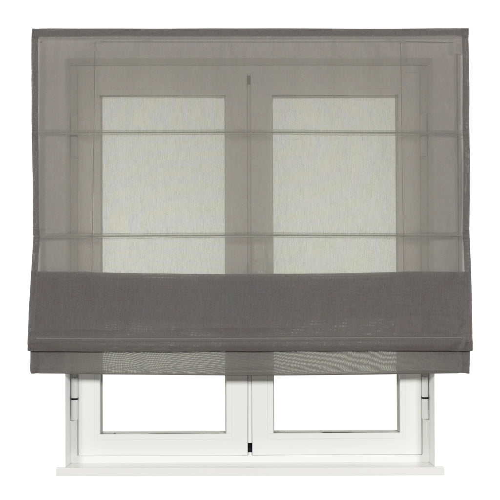 VIEWTEX Tenda pacchetto steccata a rete Grigio 120 x 250cm - Made in Europe - 5 anni di garanzia