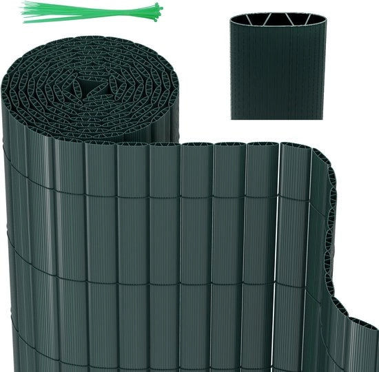 Schermo per balcone verde - 400 x 80 CM - Doccia per balcone, recinzione per balcone - Privacy extra