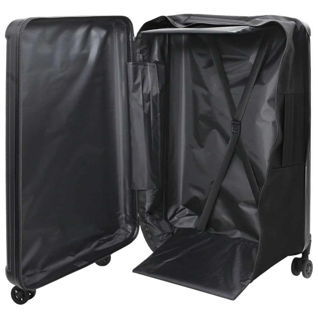 Valigia Pieghabile Hard Shell 28'' Nera 50x30x76 cm ABS
