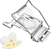Egg Slicer e Snipper per Alimenti Molli - Acciaio Inossidabile
