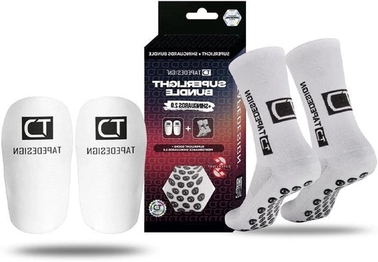 Calzettoni da calcio e protezioni ginocchia 2.0 – calzettoni ultraligieri con punti antiscivolo e protezioni ginocchia regolabili