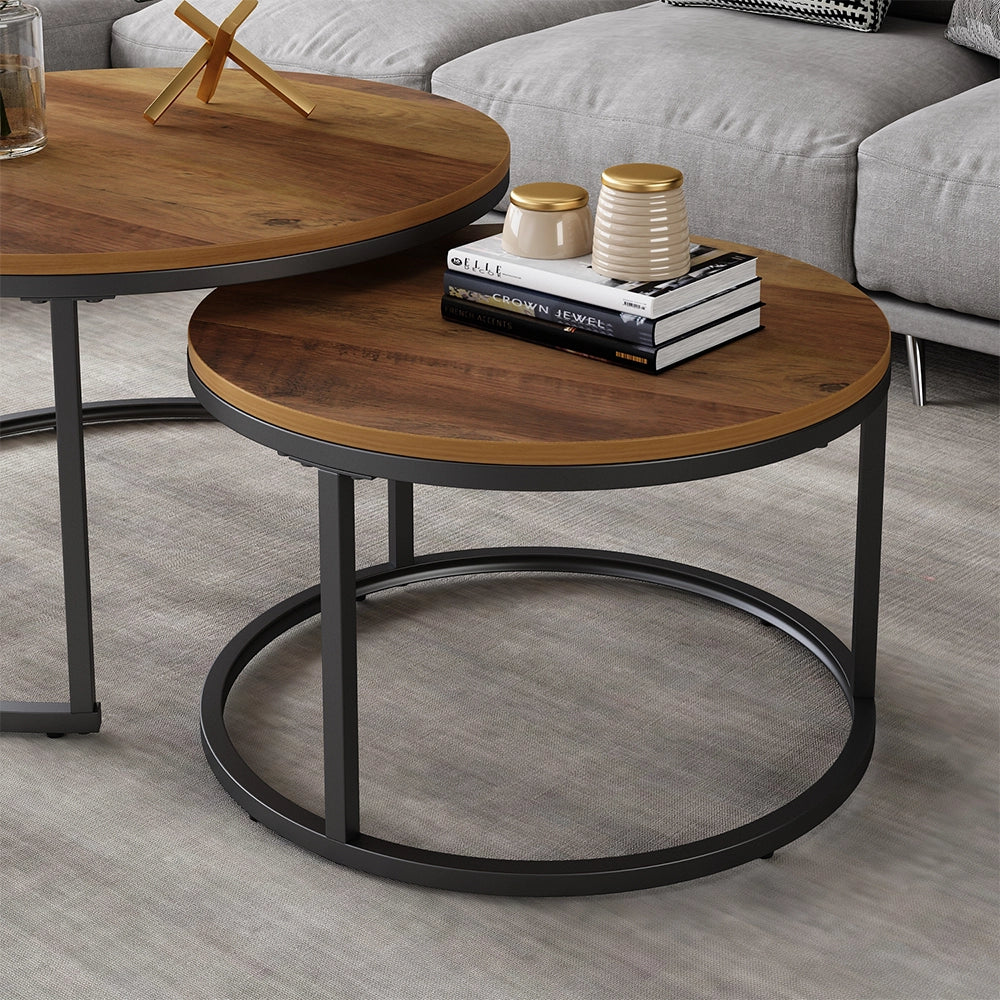 Vicco Tavolino da divano Legno 77 x 40 cm 2 parti