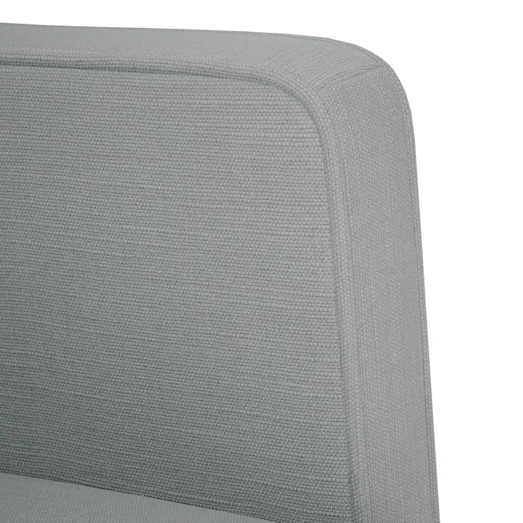 Divano | Divano da soggiorno | Sofa Divanetto Grigio Chiaro 111 cm in Tessuto